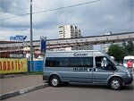 Бесплатный автобус Genser в пункт аренды автомобилей АрендаАвто-сср на ул.Добролюбова
